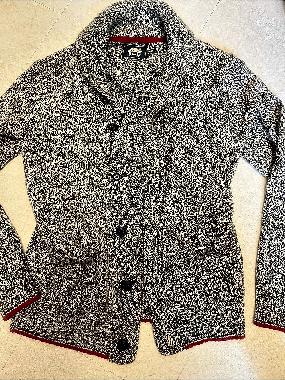 Roots Cozy Button-Front Cardigan